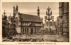 Saint Thegonnec CPA Le calvaire et l'ossuaire