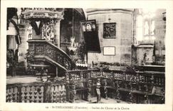 Saint Thegonnec CPA Stalles du choeur et la chaire