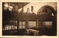 Interior Huelgoat CPA of the vault of St Herbot