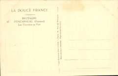 Concarneau CPA thonniers with the port