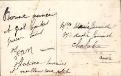 CPA Fantasy Woman and children Happy New Year