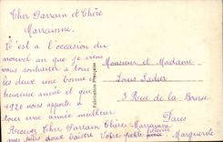 CPA Fantasy Flowers Happy New Year