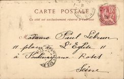 Lyon CPA the apse of the church of Fourvieres