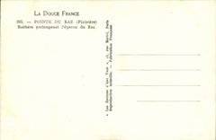 pointe du raz CPA Rochers prolongeant l'eperon du Raz