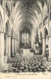 Belgie Belgium Liege CPA Interior of the cathedral
