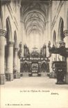 Belgie Belgien Antwerpen CPA der Nave der Kirche Str Jacques