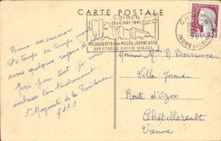 St Wolf on Interior Thouet CPA of the church the vault of the Virgin