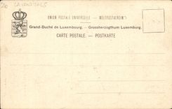 Luxembourg CPA the book with bridge of Stierdhen (lavender fields well nice shot)