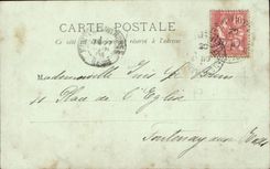 Caen CPA der der Kirche Stein Saint