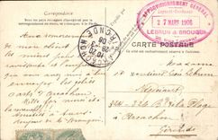 Wood of Vincennes CPA the fall of the small brook Lake Daumesnil