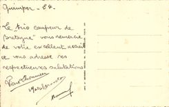 Old Quimper CPA house of Locmaria