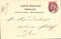 Belgie Belgium Brussels CPA Church Saint Handlebar