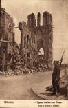 Belgie Belgium Ypres CPA Markets with cloths
