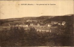 Bitche CPA View on the barracks