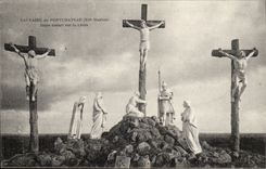 Martyrdom of Pontchateau CPA Jesus dies on the cross