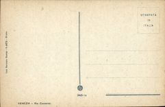 Italy Italy Venezia CPA Rio Contarini