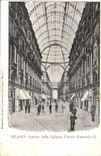 Italy Italia Milano CPA Interno della Galleria Vittorio Emanuelle II