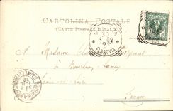 Italien Italien Genua CPA Monumento hat Vittorio Emanuelle