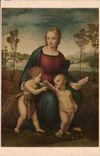 Italie Italia La Madonna del Cardellino Raffaele Sanzio (1483-1520) Galleria Uffizi Firenze