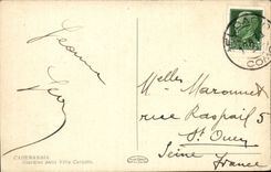 Italy - Italia - Cadenabbia - Giardino beyond Villa Carlotta CPA