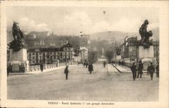 Italie - Italia - Torino - Turin - Ponte Umberto I - coi gruppi decorativi CPA 