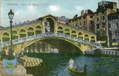 Italy - Italia - Venezia - Venice - Laying di Rialto CPA