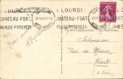 Lourdes - Basilica and Monument Interalle CPA