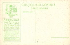 Italy Italia CPA Scultore Bialetti Vaccum oil company Galena Signal