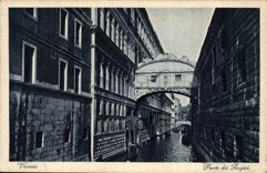 Italy Italia Venezia CPA Bridges del Sospiri
