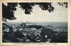 talie Italia Panorama di Bergamo Alta E Based del Colle S Vigilio