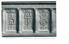 Italy Italia Montecassino CPA Stalli del Coro (benvenuto daBrescia 1558)