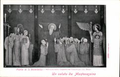 Italy Italia Montecassino CPA a saluto