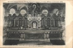 Italy Italia Ricordo inaugurazione Chiesa Corpus Domini Milano CPA Altare ED Apse