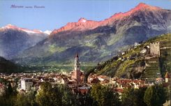 Italy Italia Merano CPA Venosta Back