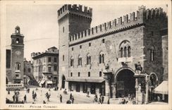Italy italia Communal Ferrare CPA Palazzo