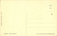 Marktplatz Mincio Italien-Italien Rom CPA