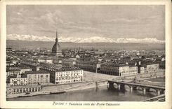Italie Italia Torino CPA Panorama visto del Monte CAppuccini