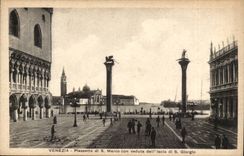 Italy Italia Venezia CPA Plazetta di S Marco idiot vedula LED insulated di S giorgio