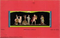Italy Italia Pompei CPA Sacrificio d' Apollo Put dei Vettii