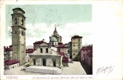 Italie Italia Torino CPA La cattedrale (S Giovanni Battista) meo del caprino 1498