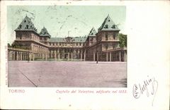 Italie Italia Torino CPA Castello del Valentino edificato nel 1653