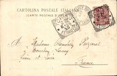 Italie Italia Torino CPA Castello del Valentino edificato nel 1653