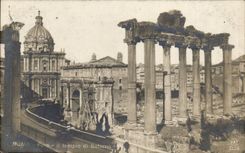 Italien Italien Rom CPA Foro es templo di Saturno