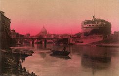 Landsitzhauses S Angelo S Pietro des Italien-Italien Rom CPA Dal Tevere