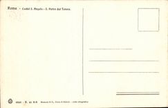Landsitzhauses S Angelo S Pietro des Italien-Italien Rom CPA Dal Tevere