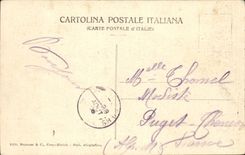 Italy Italia Como CPA Panorama LED firstly bacino