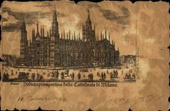 Italy Italia Milano CPA Deduta prospettiva beyond cattedrale di Milano