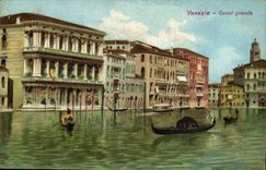 Italy Italia Venezia Venice CPA Canal Large