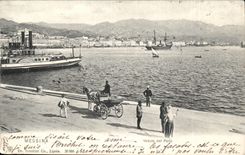 Italy Italia Messina CPA Veduta LED Oporto