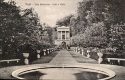 Italy Italia Pegli CPA Villa Pallavicini Coffee E Viale